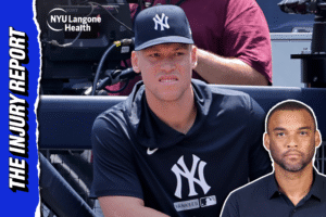 Read more about the article Why Yankee fans shouldn’t be concerned with Aaron Judge’s recovery yet  | The Injury Report (Video)