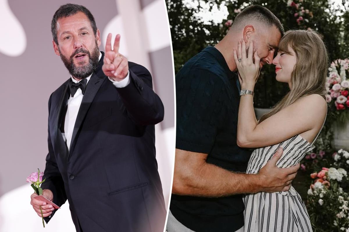Read more about the article Taylor Swift and Travis Kelce’s wedding guests thought Adam Sandler officiating ceremony ‘was a joke’