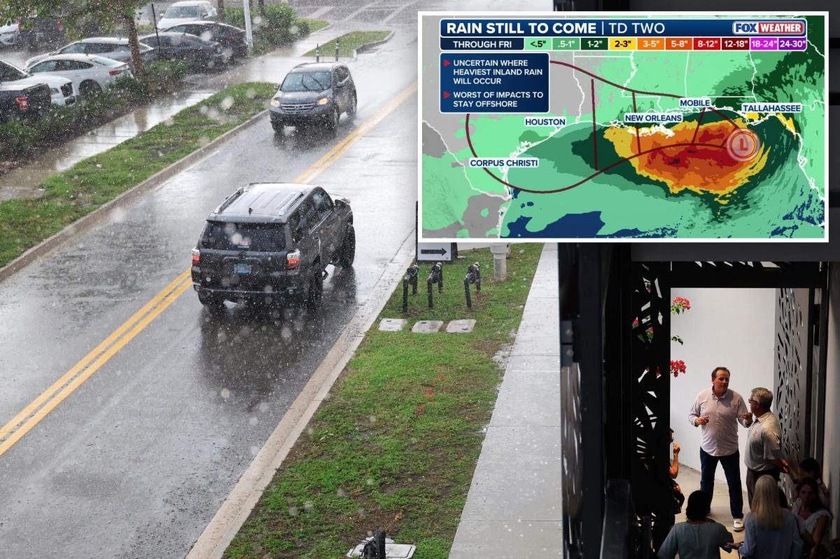 Read more about the article Depression expected to become Tropical Storm Bertha as rain targets the Southeast