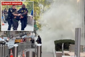 Read more about the article Terrorism task force probes armed loon who set off ‘incendiary device’ outside NYC fed HQ