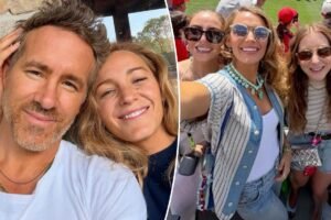Read more about the article Blake Lively FaceTimes husband Ryan Reynolds during FIFA World Cup Final â and chats with A-lister after Taylor Swift wedding snub