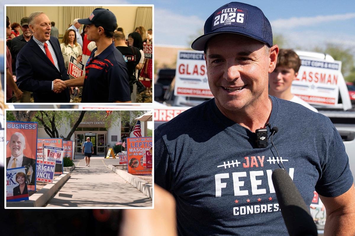 You are currently viewing Trump-backed candidates, including ex-Giants, Jets kicker Jay Feely, easily win Arizona primaries â socialist House hopeful gets smokedÂ 