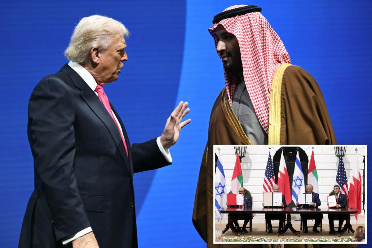 Read more about the article Trump says Saudi Arabia nuclear deal ‘totally subject’ to Riyadh joining Abraham Accords, normalizing Israel ties