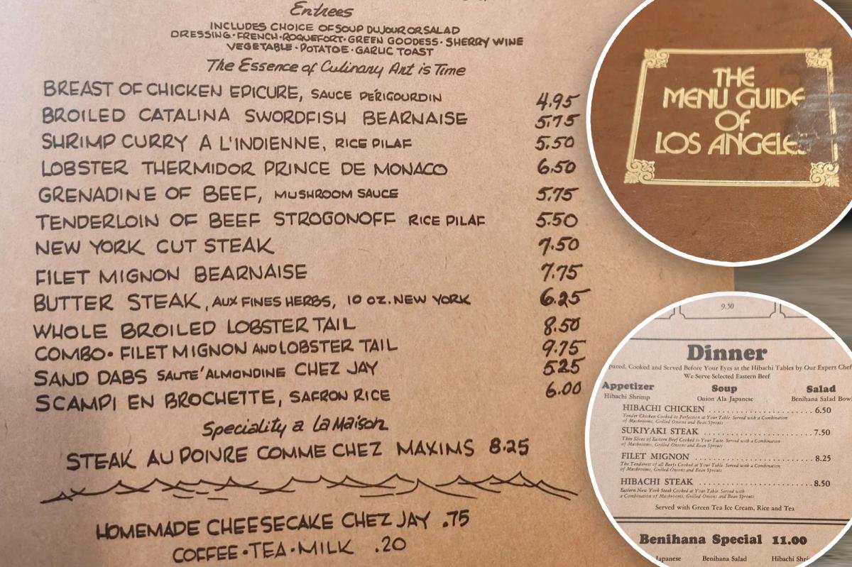 You are currently viewing 1975 Los Angeles restaurant guide is a trip down memory lane with prices from a bygone era
