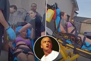 Read more about the article Eminem’s ex-wife, Kim Scott, hurls expletives at cops in tense body cam footage following suicide attempt