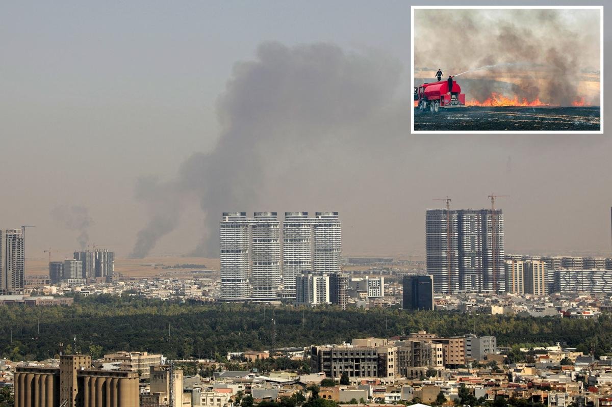 Read more about the article Drones target northern Iraqi city where US forces are based as Iran war escalates