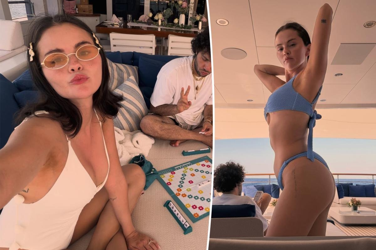Read more about the article Selena Gomez celebrated her birthday in a blue bikini with Benny Blanco