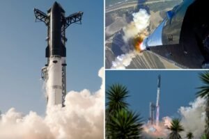 Read more about the article SpaceX launches mammoth Starship on another test flight — this time with most advanced Starlinks