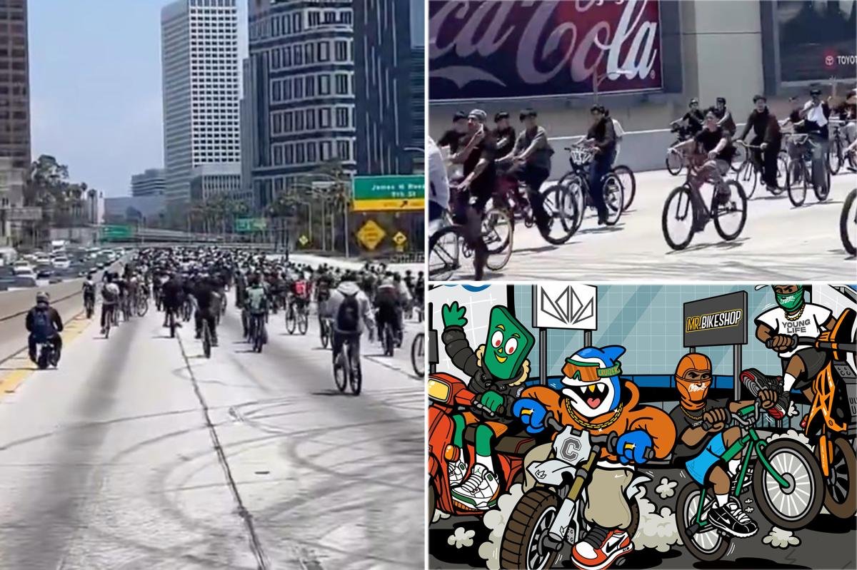 You are currently viewing Massive Street takeover planned for LA Saturday as bike gang says anything on wheels is welcome