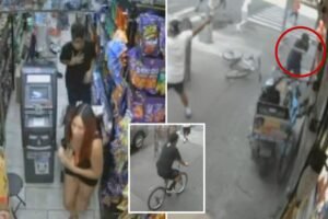Read more about the article Cop’s son, 12, ID’d after being shot dead in NYC as harrowing video shows victim running into bodega clutching his chest