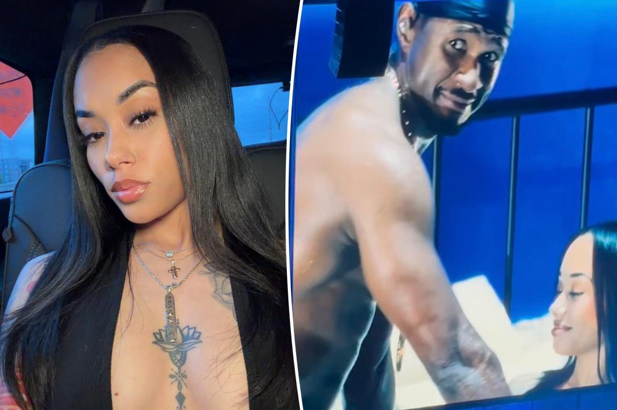 You are currently viewing Usher boots fan off stage after her painfully awkward response to his seductive dance moves