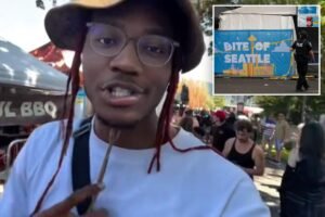 Read more about the article TikTokker voiced concerns about Seattle Center food festival security day before mass shooting that left 3 dead