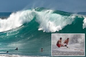 Read more about the article Californians warned of deadly beach conditions with sneaker waves and rip currents