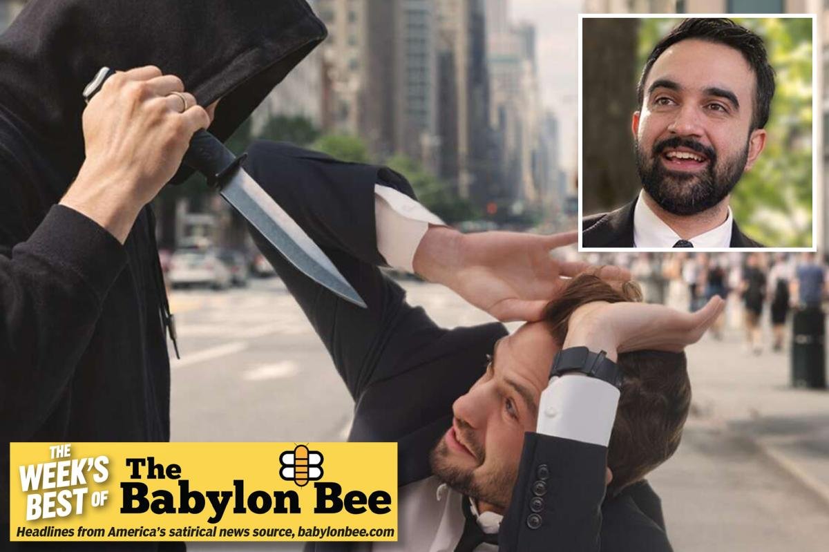 You are currently viewing Best of the Babylon Bee: New Yorker being stabbed glad to know Mamdani focused on arresting Netanyahu