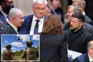 Read more about the article Here’s what Netanyahu and Zelensky said in that viral clip at Lindsey Graham’s funeral