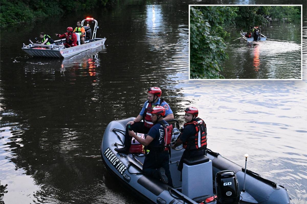Read more about the article Boy, 10, dies trying to save his sister in NJ’s Passaic River as divers continue to search for missing girl