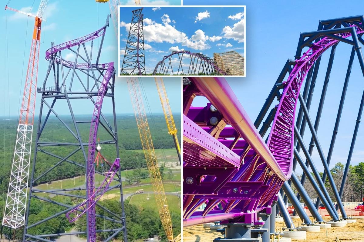 You are currently viewing Six Flags unveils 382-foot roller coaster set to shatter 6 world records
