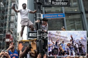 Read more about the article Knicks’ ‘Champions Way’ sign could go to one determined — and wealthy — fan at NYCDOT auction