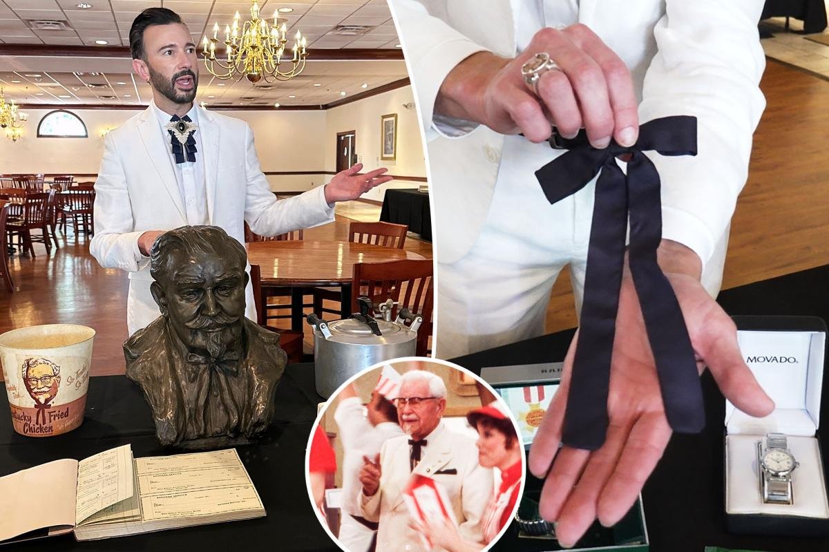 Read more about the article KFC founder Colonel Sanders’ personal belongings fetch thousands at Kentucky auction