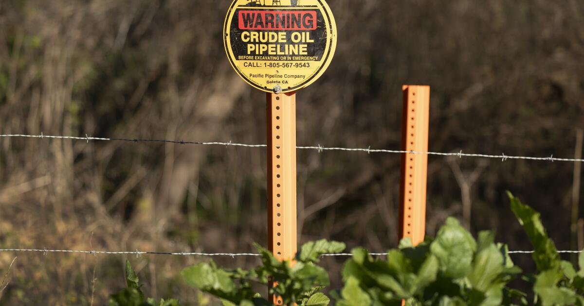 Read more about the article California fights Trump administration, again, over Santa Barbara oil pipeline: The coast is ‘not for sale’