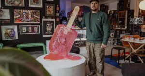 Read more about the article An artist brought ‘I.C.E. pops’ to a Texas campus. The show was shut down in days