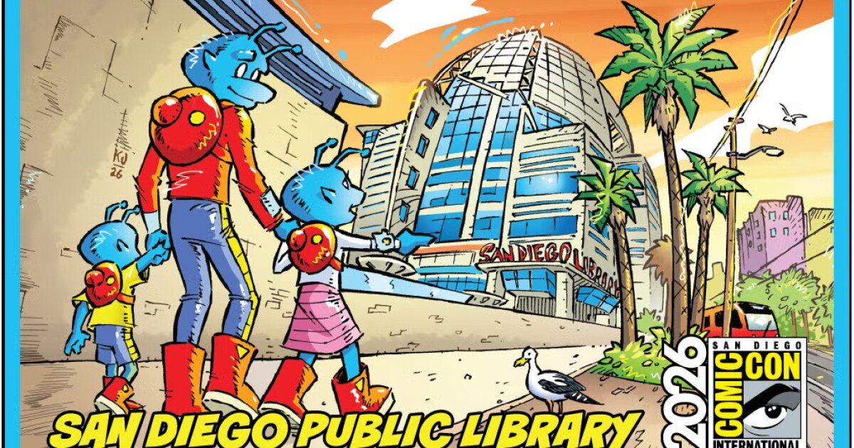 You are currently viewing Comic-Con library card honors San Diego libraries as a place for everyone — even space aliens