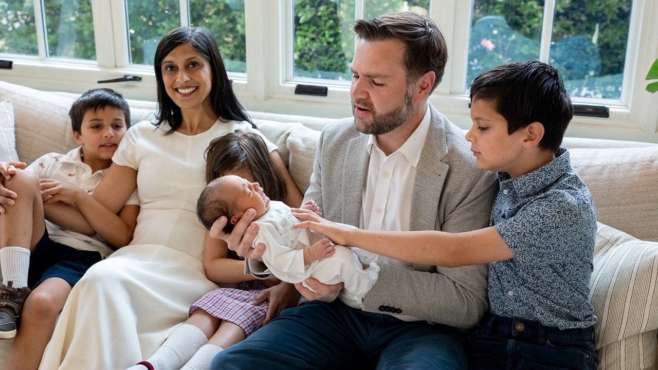 You are currently viewing Second lady Usha Vance shares family pictures after birth of fourth child