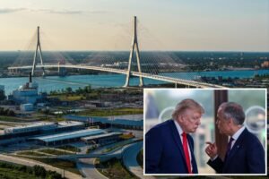 Read more about the article Trump’s relaunched trade war with Canada scuttles major international bridge opening â named for sports icon