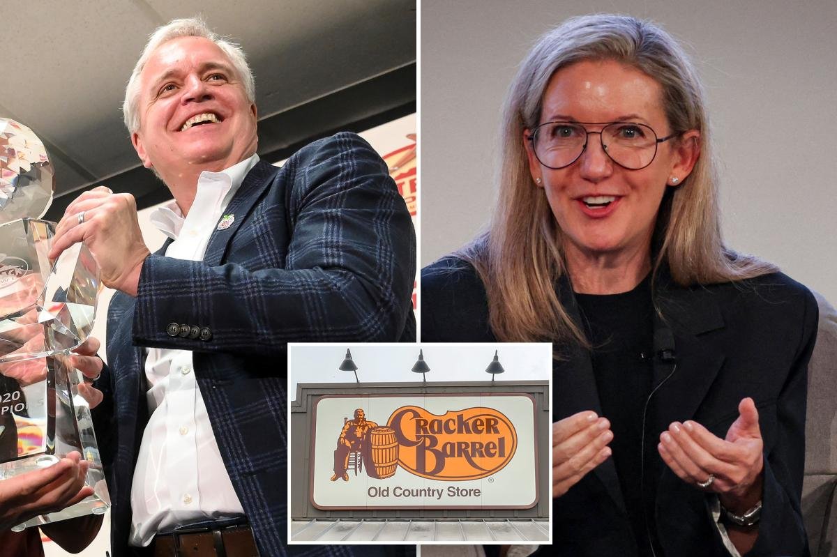 You are currently viewing Cracker Barrel CEO Julie Felss Masino steps down after ‘woke’ rebrand sparked backlash from customers — and even Trump