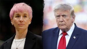 Read more about the article Megan Rapinoe swipes at Trump, blames him for US men’s team losing World Cup