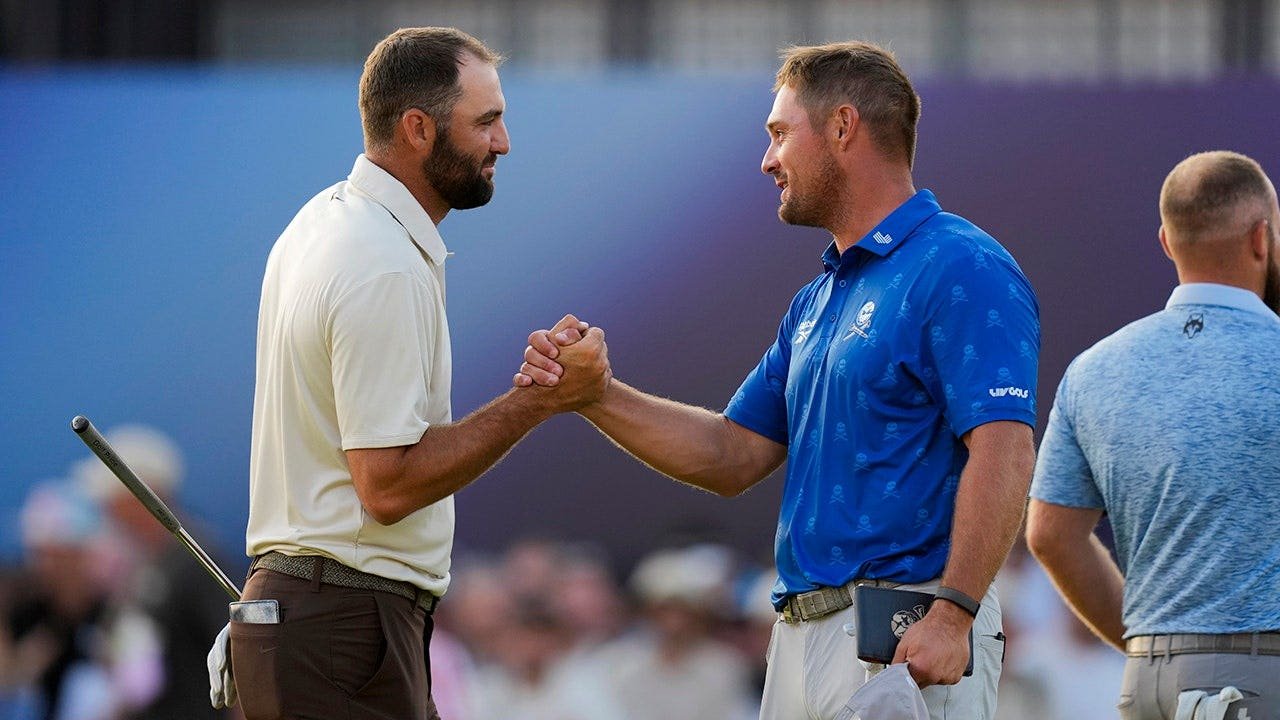 Read more about the article Scottie Scheffler comments on Bryson DeChambeau’s two-shot Open Championship penalty: ‘not a cheater’