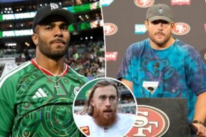 Read more about the article 49ersâ Fred Warner âfull throttleâ to open training camp, plus updates on Bosa, Kittle, Aiyuk