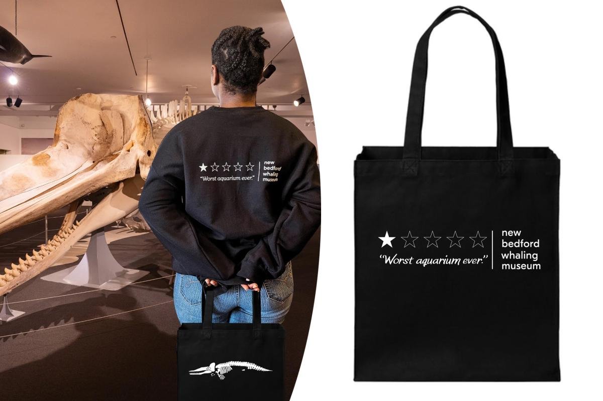 Read more about the article Massachusetts whaling museum turns 1-star review into hilarious merch: âWorst aquarium everâ