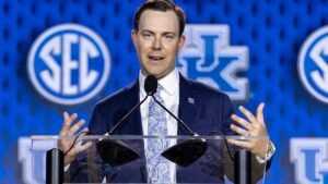 Read more about the article Kentucky football coach channels Curt Cignetti, delivers SEC Media Days quote everyone will remember