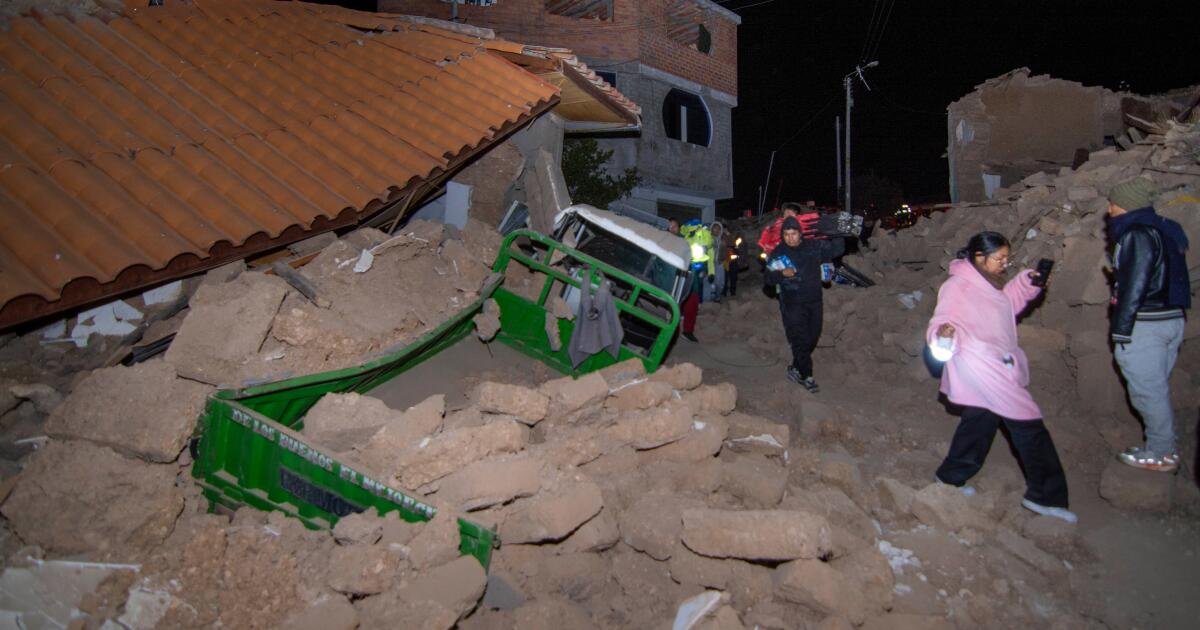 You are currently viewing Magnitude 5.5 earthquake hits Peru’s Andes region, killing at least 5