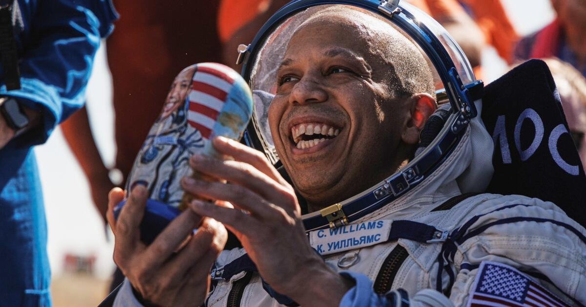 You are currently viewing U.S.-Russian space station crew lands in Kazakhstan after an 8-month stint