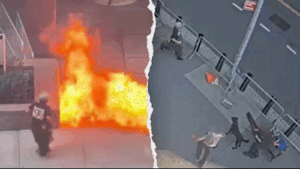 Read more about the article 26 Federal Plaza arson suspect fired fireworks and dumped gasoline