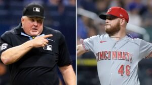 Read more about the article Reds’ Caleb Ferguson rips ‘fata–’ umpire for getting in defender’s way