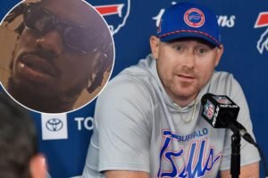 Read more about the article Joe Brady appears to shut down CJ Gardner-Johnson’s Bills locker room livestream