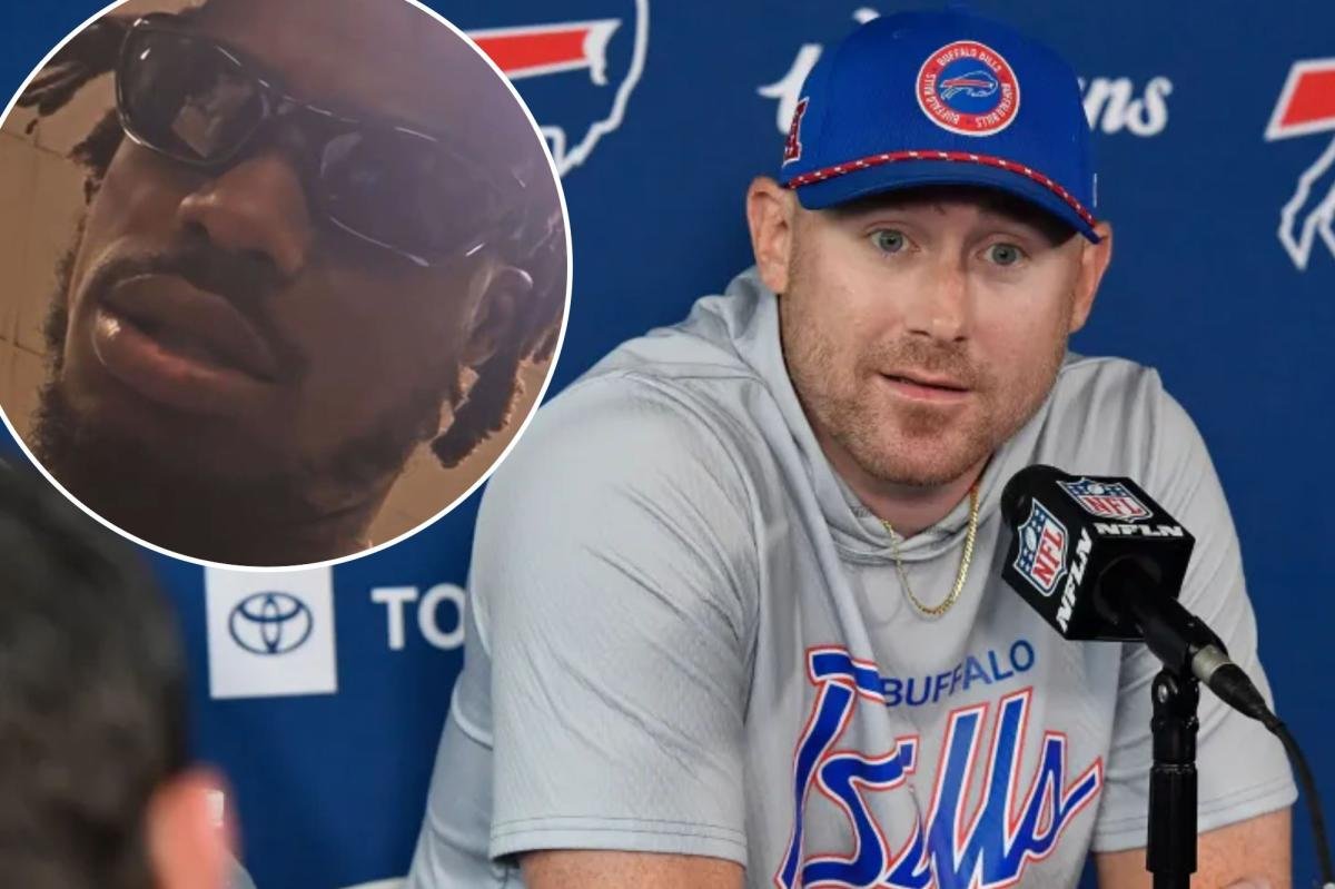 You are currently viewing Joe Brady appears to shut down CJ Gardner-Johnson’s Bills locker room livestream