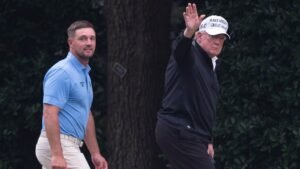 Read more about the article Bryson DeChambeau reportedly sought Trump’s help over 2-stroke penalty