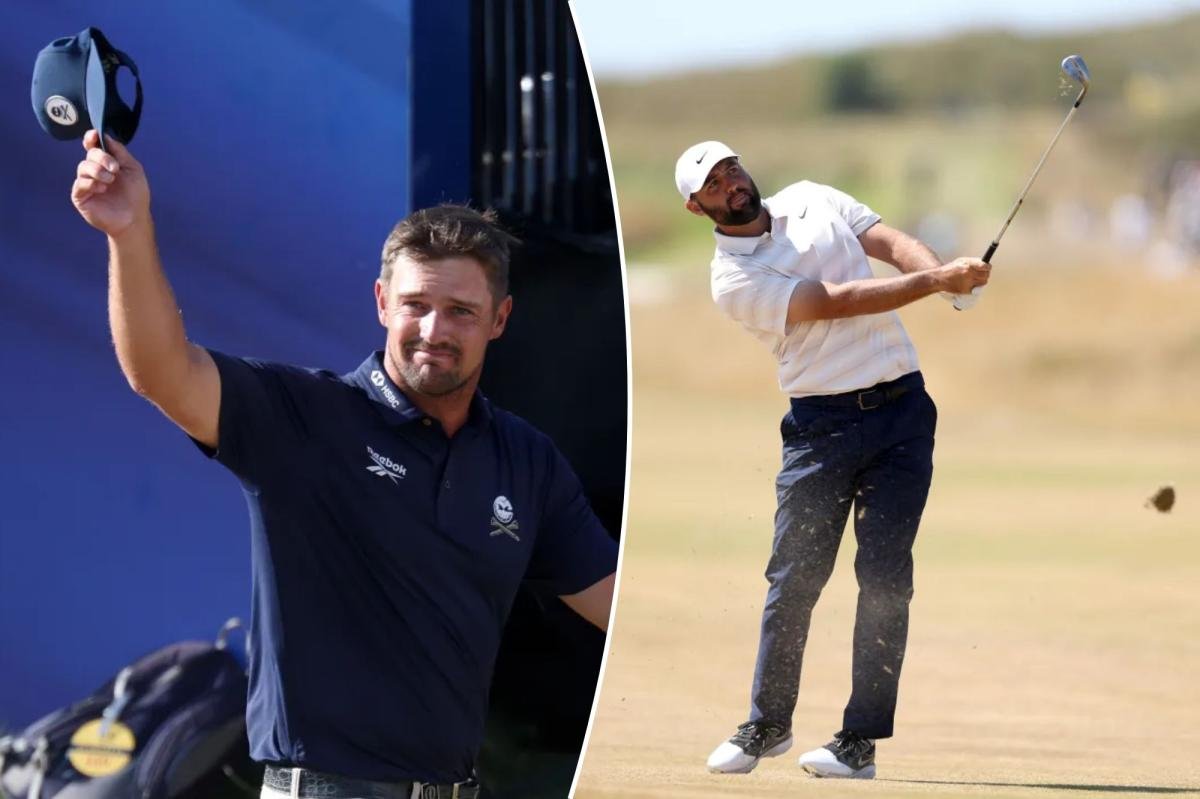 Read more about the article Scottie Scheffler defends Bryson DeChambeau in British Open controversy: ‘Not a cheater’