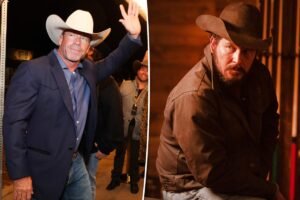 Read more about the article Cole Hauser spills on ‘Dutton Ranch’ filming ‘challenges’ without Taylor Sheridan on set