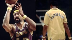 Read more about the article Wilt Chamberlain warm-up jacket bought for $3 at thrift store sells for tens of thousands