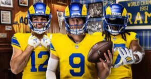 Read more about the article Rams unveil new ‘Classic Sol’ and ‘Fearsome White’ uniforms