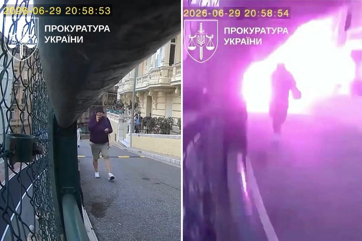 Read more about the article Chilling video shows Monaco bomb attack that nearly killed Ukrainian oligarch, reportedly blew legs off gal pal