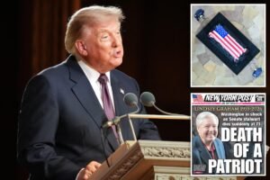 Read more about the article Trump gives out Lindsey Graham’s personal phone ‘number of 20 years’ at his funeral — reprising famous political spat