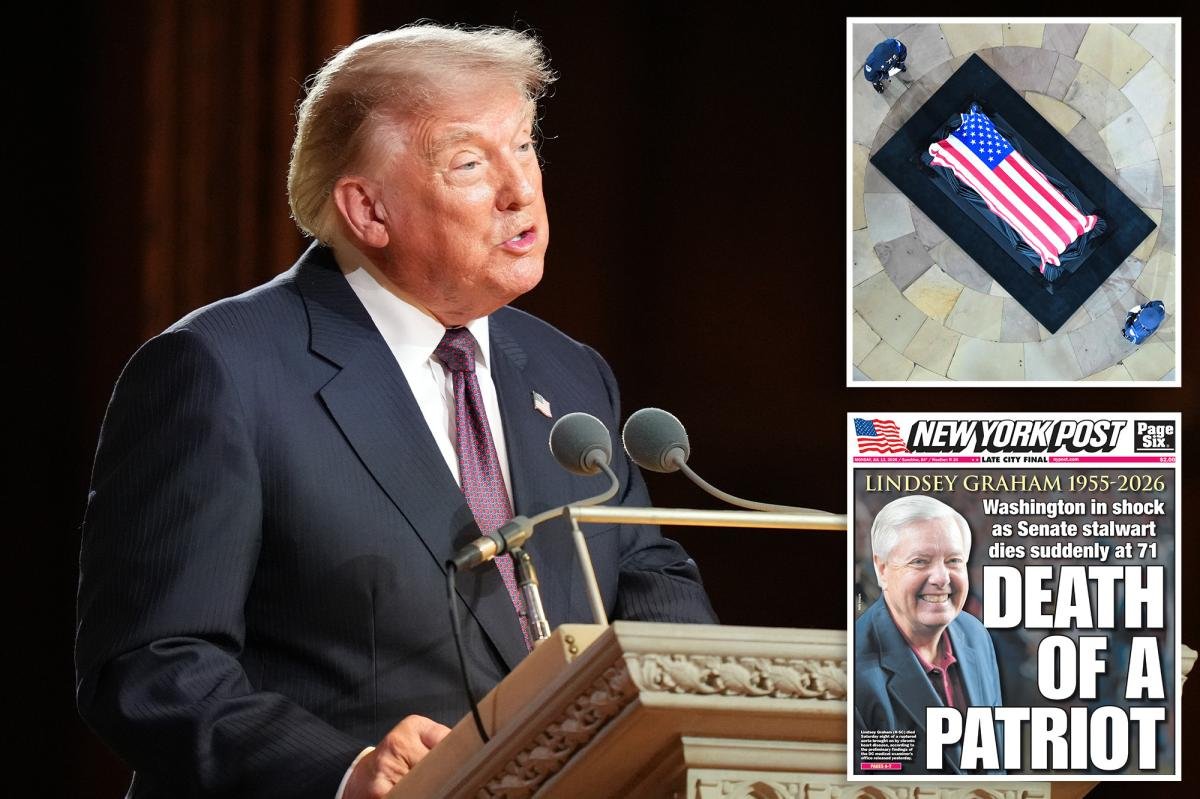 You are currently viewing Trump gives out Lindsey Graham’s personal phone ‘number of 20 years’ at his funeral — reprising famous political spat