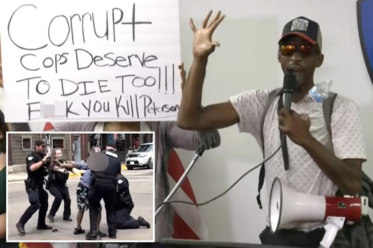 You are currently viewing Wisconsin anti-cop protesters flash sign threatening to kill police chief at press conference for shooting — as he stands idly by