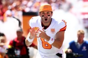 Read more about the article Baker Mayfield made it clear how personal Jets game was for him in new video: ‘F–k him’